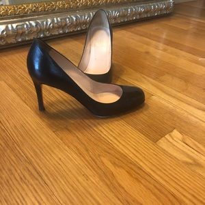 Christian Louboutin Simple 85 black leather pumps